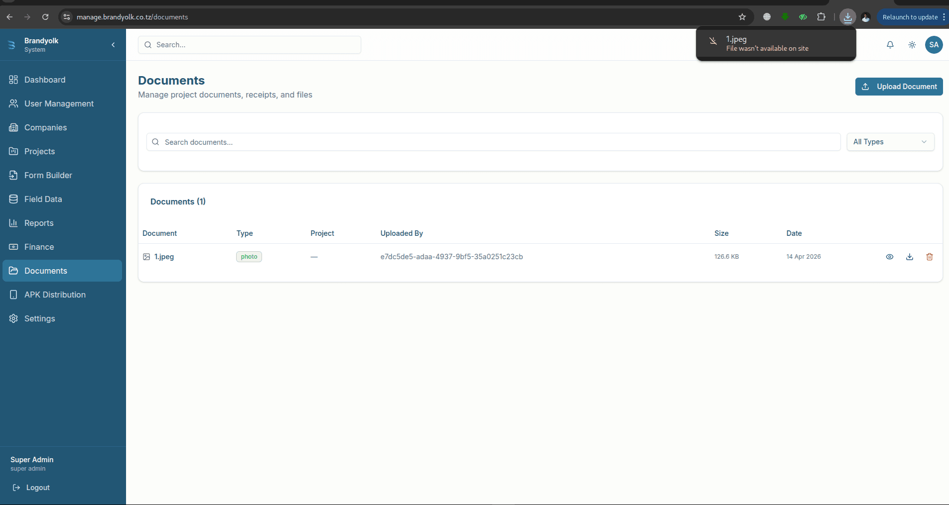 Branding Project Management screenshot 4